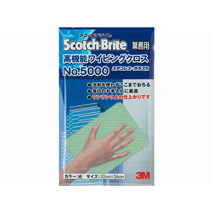 3M スコッチブライト 高機能ワイピングクロス NO.5000緑 F036417-WBC5000GRE-イメージ1