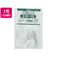 シモジマ クリスタルパック 150×100mm S10-15 100枚×10袋 FCV3261-6751600