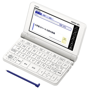 カシオ 電子辞書 フランス語モデル(68コンテンツ収録) EX-word ホワイト XD-SX7200-イメージ1