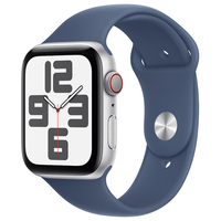 Apple Apple Watch SE(GPS + Cellularモデル)- 44mm シルバーアルミニウムケースとデニムスポーツバンド - S/M MXGP3J/A