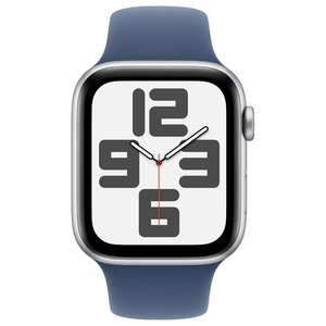 Apple Apple Watch SE(GPS + Cellularモデル)- 44mm シルバーアルミニウムケースとデニムスポーツバンド - S/M MXGP3J/A-イメージ2