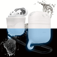 elago AirPods WaterProof Hang Case for AirPods elago ナイトグロウブルー EL_APDCSSCWD_NB