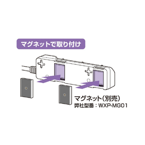 エルパ 耐雷スイッチ付タップ(2m) WLK-32S(W)-イメージ19