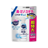 KAO キュキュット クリア除菌 CLEAR泡スプレー 微香性 詰替 1120mL FCV4101