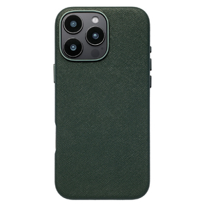 ユニケース iPhone 16 Pro用Mag Plain Case グリーン UNI-CSIP24MP-2MPGN-イメージ1