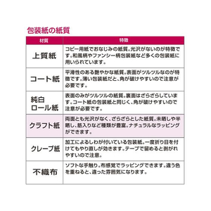 タカ印 包装紙10枚ロール タイムズフラワー 半才判 FC279PM-49-7569-イメージ6