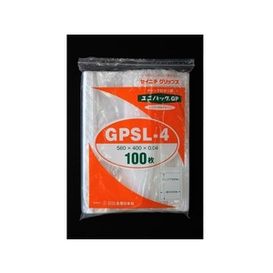 生産日本社（セイニチ） チャック袋 「ユニパックGP」GP SLー4 560×400×0.0/GP SL-4 FC446GW-5843219-イメージ7