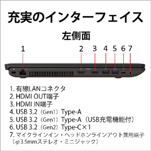 富士通 ノートパソコン LIFEBOOK NHシリーズ ブライトブラック FMVN77H1B-イメージ11