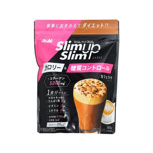 アサヒグループ食品 スリムアップスリム シェイク カフェラテ味 360g F824554-イメージ1