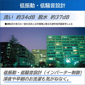 東芝 7．0kgインバーター全自動洗濯機 ZABOON ピュアホワイト AW-7DH4(W)-イメージ5