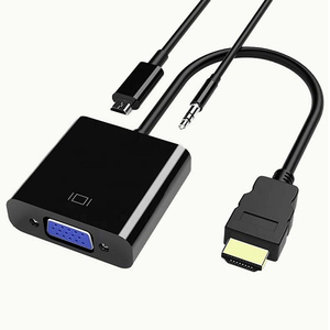 タイムリー HDMI-VGA変換アダプタ ブラック GR-HDMIVGA-イメージ1