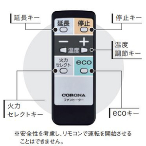 コロナ 木造9畳 コンクリート12畳まで 石油ファンヒーター SRタイプ シャンパンゴールド FH-SR3323Y(N)-イメージ7