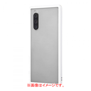 レイアウト Xperia 5用アルミバンパー シルバー RT-RXP5ABB/SV-イメージ1