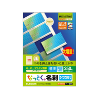 エレコム 名刺用紙 マイクロミシン 標準 250枚 アイボリー FC08942-MT-HMN1IVZ