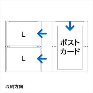 ハクバ ポケットアルバム(Lサイズ 80枚収納) ビュートプラス 小花イエロー ABP-L80KYL-イメージ3