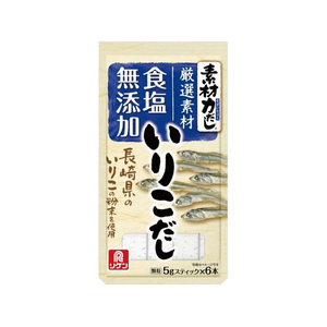 リケン 素材力だし いりこだし 5g×6本 FC426PU-イメージ1