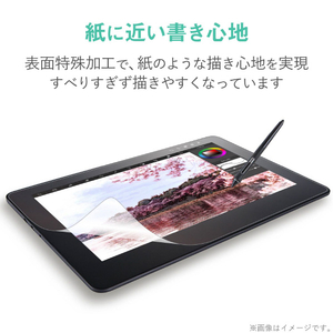 エレコム Wacom Cintiq Pro 16用フィルム/ペーパーライク/反射防止/ケント紙タイプ TB-WCP16FLAPLL-イメージ4