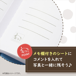 ハクバ ポケットアルバム STOFF(ストフ) Lサイズ 40枚収納 Chululu(チュルル) レイクブルー ACHL-STFL40LB-イメージ5