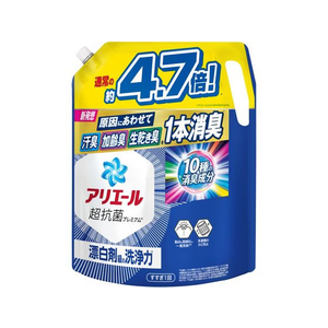 Ｐ＆Ｇ アリエールジェル詰替 超ウルトラジャンボサイズ 1.91kg FC922NT-イメージ1