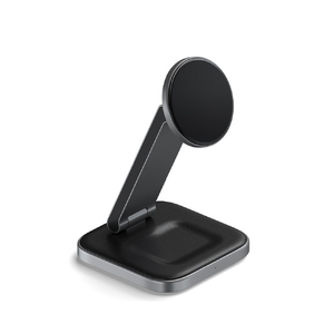 SATECHI 2-in-1 Foldable Qi2 Wireless Charging Stand SATECHI PST-Q21FM-イメージ1