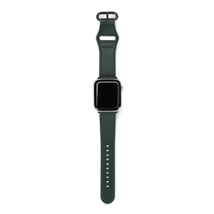 EGARDEN Apple Watch 49/46/45/44/42mm用バンド GENUINE LEATHER STRAP ディープグリーン EGD20589AW-イメージ2