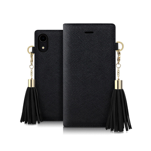 dreamplus iPhone XR用Tassel Jacket ブラック DP13589I61-イメージ1