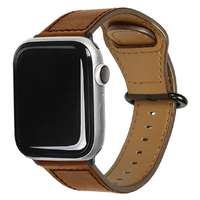 EGARDEN Apple Watch 49/46/45/44/42mm用バンド GENUINE LEATHER STRAP ブラウン EGD20590AW