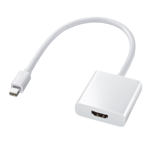 サンワサプライ Mini DisplayPort-HDMI変換アダプタ AD-MDPHD04-イメージ1