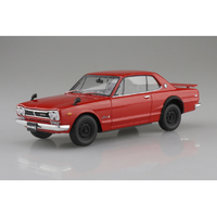 アオシマ KPGC10 スカイラインHT 2000GT-R 1970 レッド スナップカー No.1-RE 01REｽｶｲﾗｲﾝHT2000GTRﾚﾂﾄﾞ