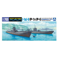 アオシマ 日本海軍 潜水艦 伊1・伊6 1/700 ウォーターライン No.431 ｱｵｼﾏWLｾﾝｽｲｶﾝｲ1ｲ6N