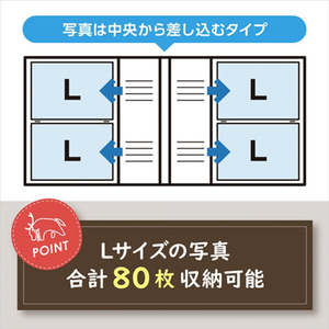 ハクバ ポケットアルバム STOFF(ストフ) Lサイズ 80枚収納 Chululu(チュルル) マリーゴールド ACHL-STFL80MG-イメージ3