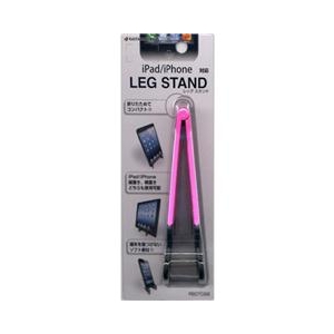 ラスタバナナ タブレット・スマートフォン対応　LEG STAND レッド RBOT099-イメージ1