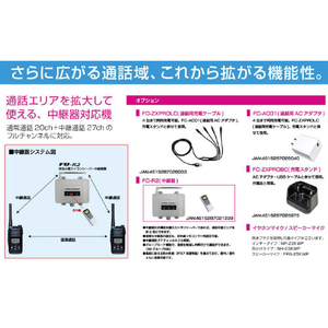 FRC 特定小電力トランシーバー FIRSTCOM FC-ZX PRO( E )-イメージ19