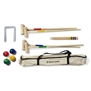 ロイヤル ウッド クロケット セット peace park 36669015-WOOD CROQUET-イメージ2