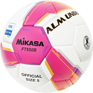 ミカサ サッカー 5号 国際公認球 ALMUNDO ピンク FC439SG-FT550B-PV-FQP-イメージ2