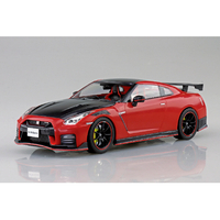 アオシマ 1/24 楽プラ スナップカー No．2-VR R35 NISSAN GT-R NISMO Special edition 2022 バイブラントレッド 02VRR35GTRﾆｽﾓSPVﾚﾂﾄﾞ