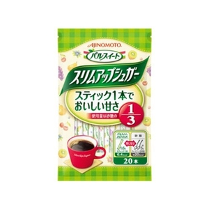 味の素 パルスイート スリムアップシュガー スティック 袋 20本入 FCN0803-イメージ1