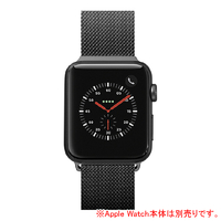 LAUT Apple Watch 1/2/3/4/5/6/SE 38/40mm用バンド ブラック LAUT_AWS_ST_BK