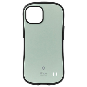 Hamee iPhone 14用ハイブリッドケース iFace First Class Kusumi くすみグリーン 41-945988-イメージ1