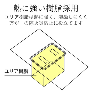 エレコム マイクロタップ(3個口) ブラック AVT-M01-23BK-イメージ7