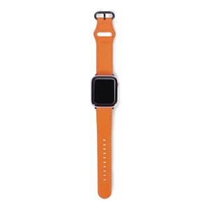 EGARDEN Apple Watch 42/41/40/38mm用バンド GENUINE LEATHER STRAP オレンジ EGD20602AW-イメージ2