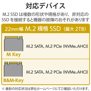 ロジテック USB3．2(Gen2)対応M．2 SATA &NVMe SSDケース LGB-PNVSUAC-イメージ8