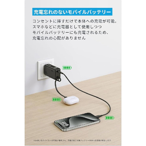 Anker モバイルバッテリー Anker Power Bank (30W, Fusion, Built-In USB-C ケーブル) パープル A1636NV1-イメージ6