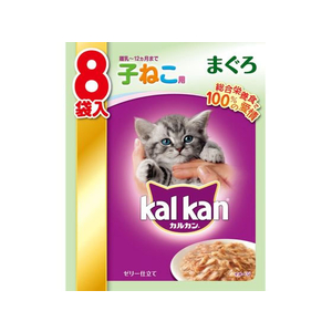 マースジャパン カルカン パウチ 子ねこ用 まぐろ 70g×8袋 FC072RK-イメージ1