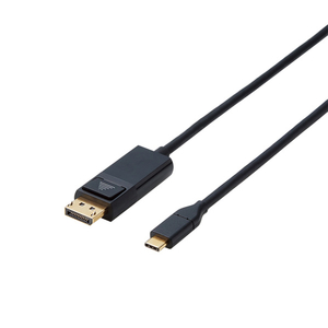 エレコム USB Type-C用DisplayPort変換ケーブル ブラック CAC-CDP10BK-イメージ1