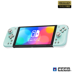 HORI グリップコントローラー Fit for Nintendo Switch ミントグリーン×ホワイト NSW396-イメージ1