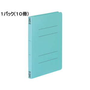 コクヨ フラットファイルV A5タテ とじ厚15mm 青 10冊 1パック(10冊) F835386-ﾌ-V12B-イメージ1