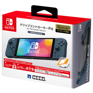 ホリ グリップコントローラー Fit for Nintendo Switch ミッドナイトブルー NSW397-イメージ2