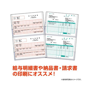 ヒサゴ マルチプリンタ A4 裏地紋 2面 密封式100枚 FCV3037-BP2009TN-イメージ5