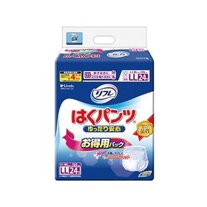 リブドゥコーポレーション リフレ はくパンツ ゆったり安心 LL 24枚 FCN1199-イメージ1